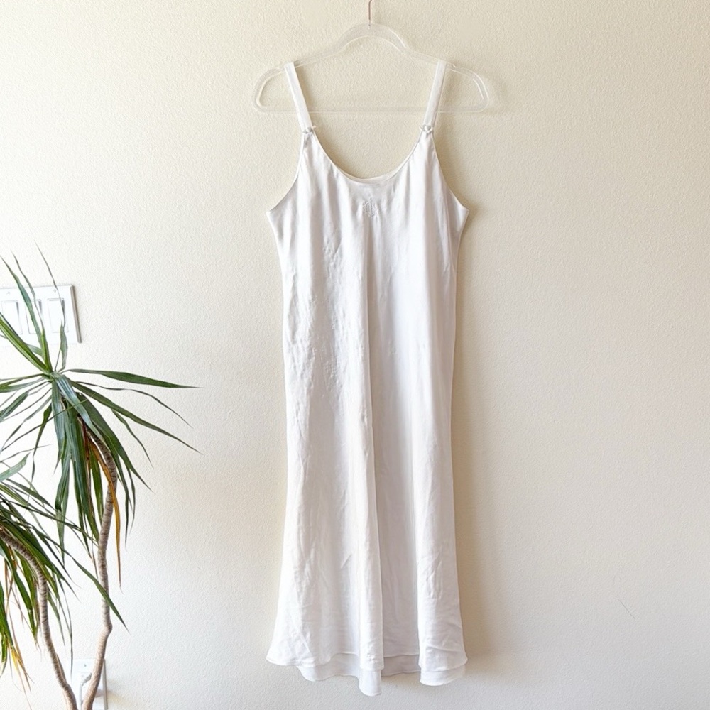 Dior White Slip Chemise - Lightweight Women's Undergarment
